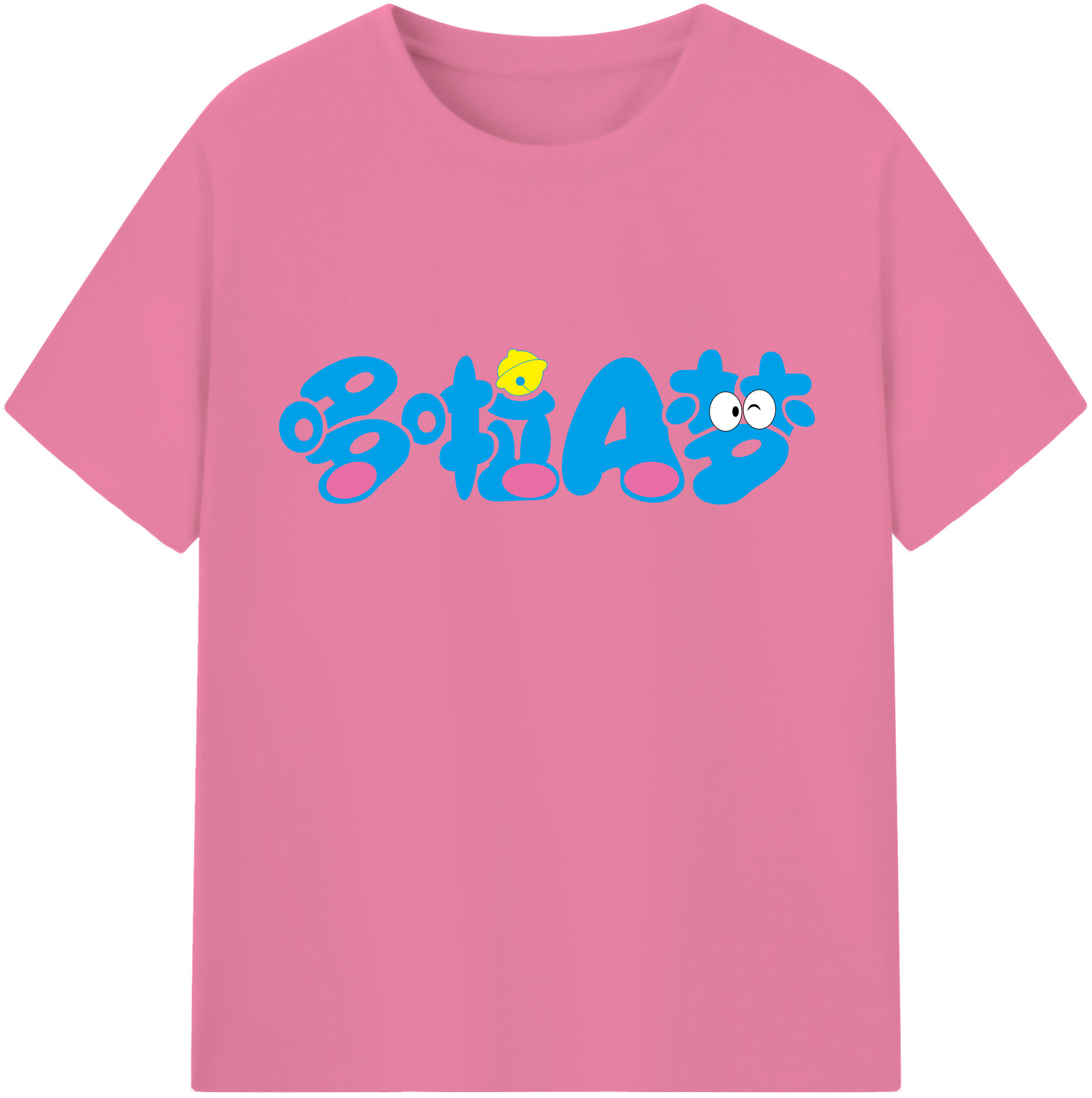 （画像用） ドラえもん Doraemon 綿100％半袖Tシャツ（フロントプリント）